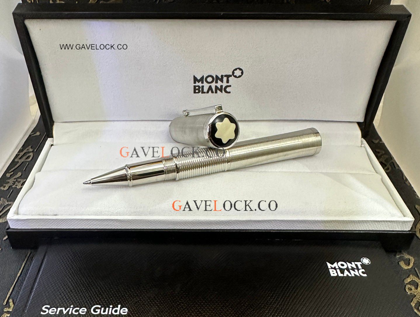 AAA Copy MontBlanc Gandhi Stainless Steel Rollerball Pen